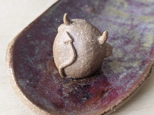 Load image into Gallery viewer, Kiln Friend Stick Incense Holder - Light Yellow and Purple