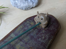 Load image into Gallery viewer, Kiln Friend Stick Incense Holder - Light Yellow and Purple
