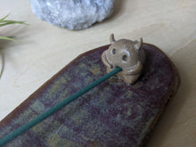 Load image into Gallery viewer, Kiln Friend Stick Incense Holder - Light Yellow and Purple