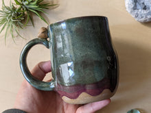 Load image into Gallery viewer, Deep Green and Mulberry Kiln Fiend Mug