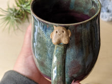 Load image into Gallery viewer, Deep Green and Mulberry Kiln Fiend Mug